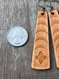 Leather Bar Earrings