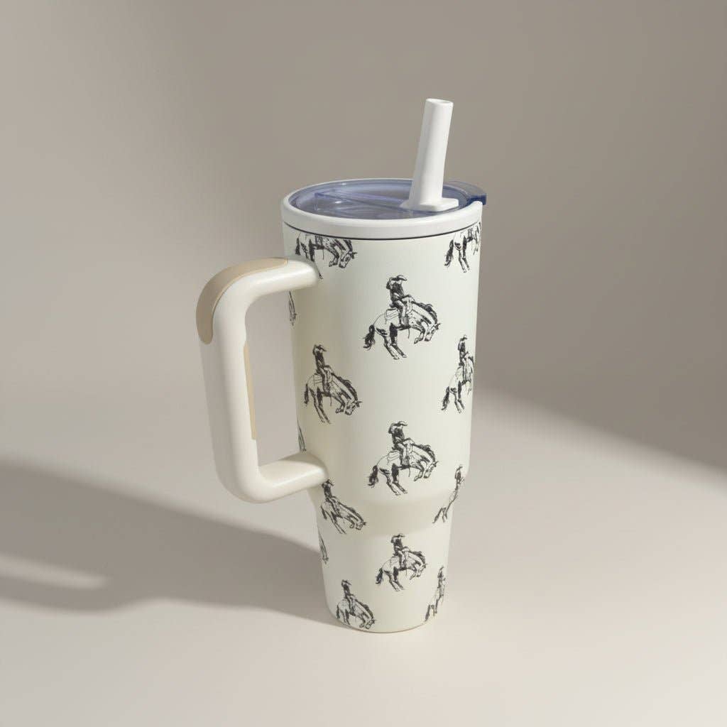 Buckin' Bronco Western Tumbler