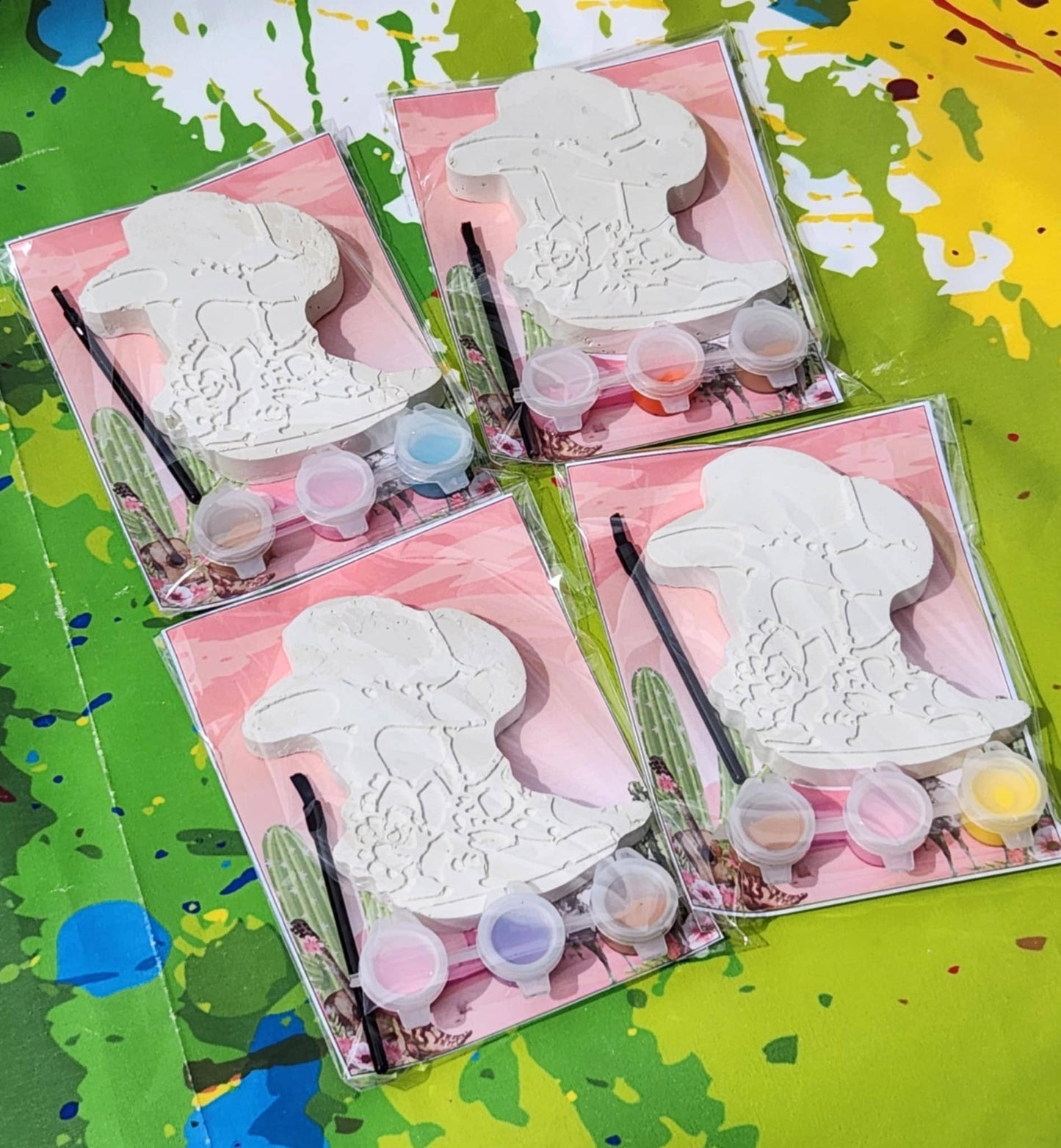 Cowgirl Plaster Paint Kit