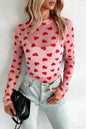 Heart Sheer Mesh Top