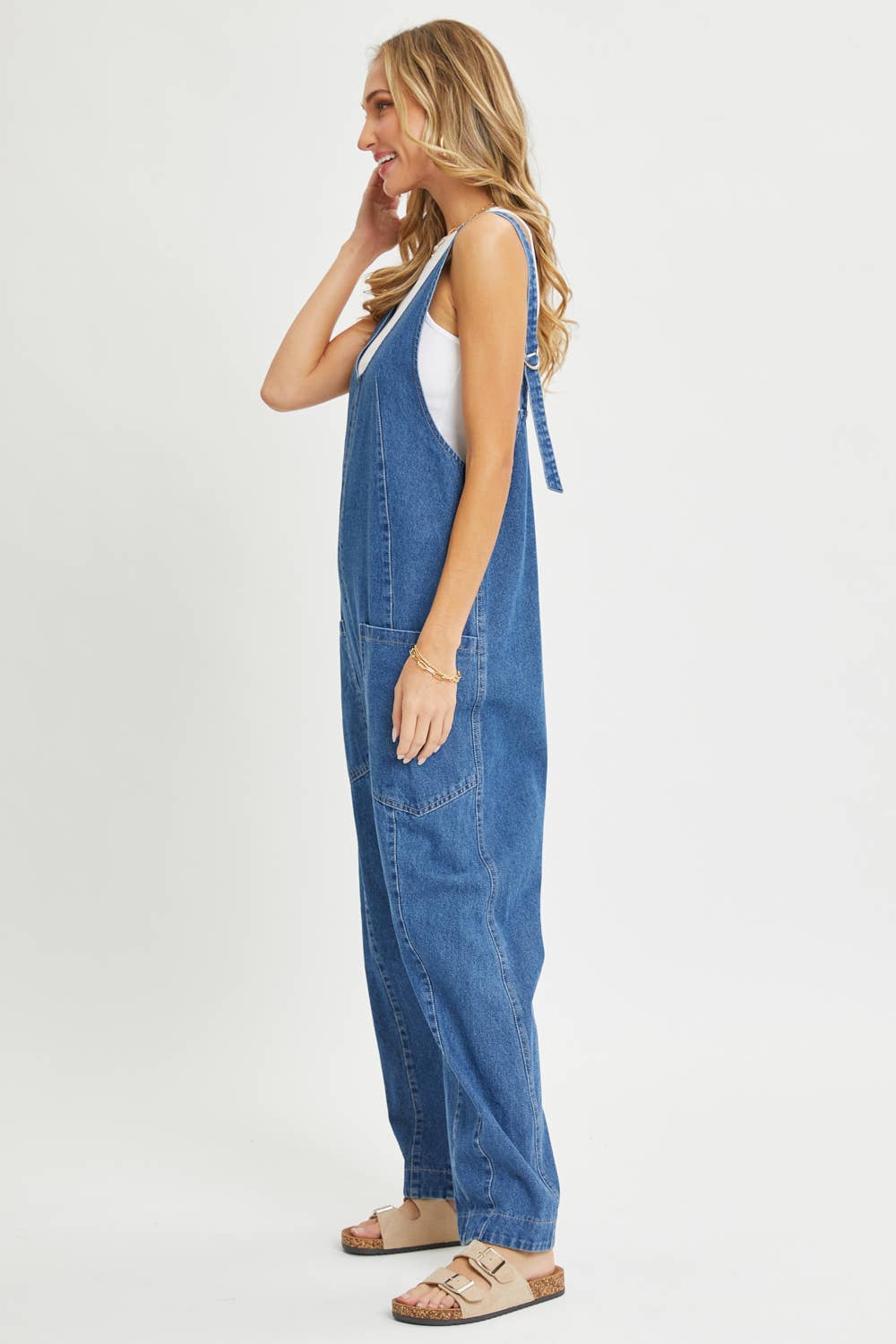 One and Done Denim Jumpsuit