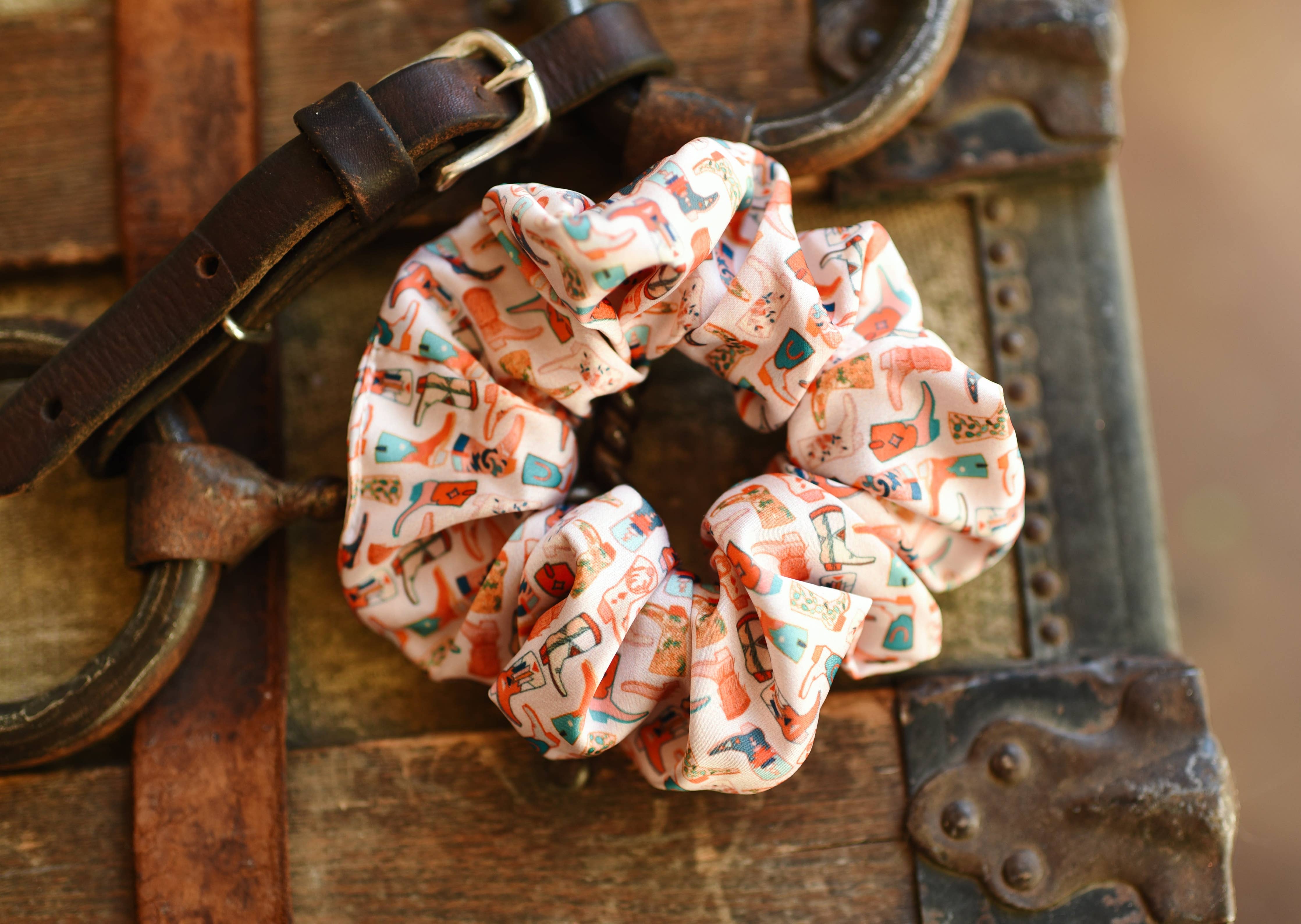 Cowboy Boots Scrunchie