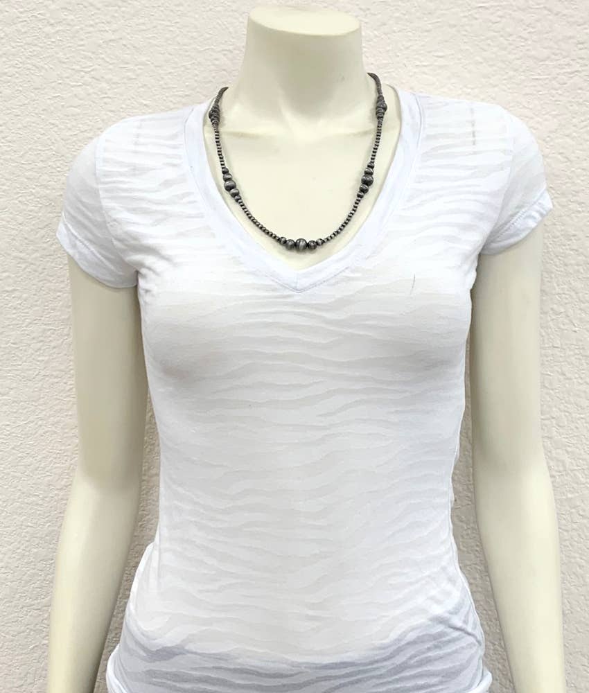 22" Clustered Navajo Bead Necklace