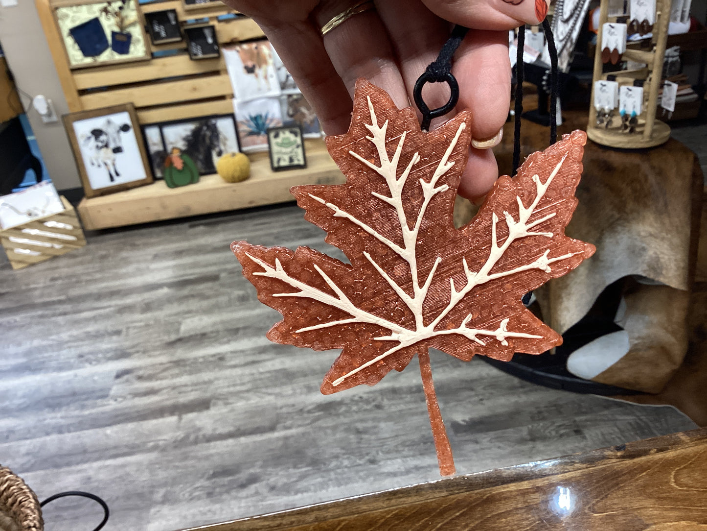 Orange Leaf Freshie (Toasted Coconut S'more)