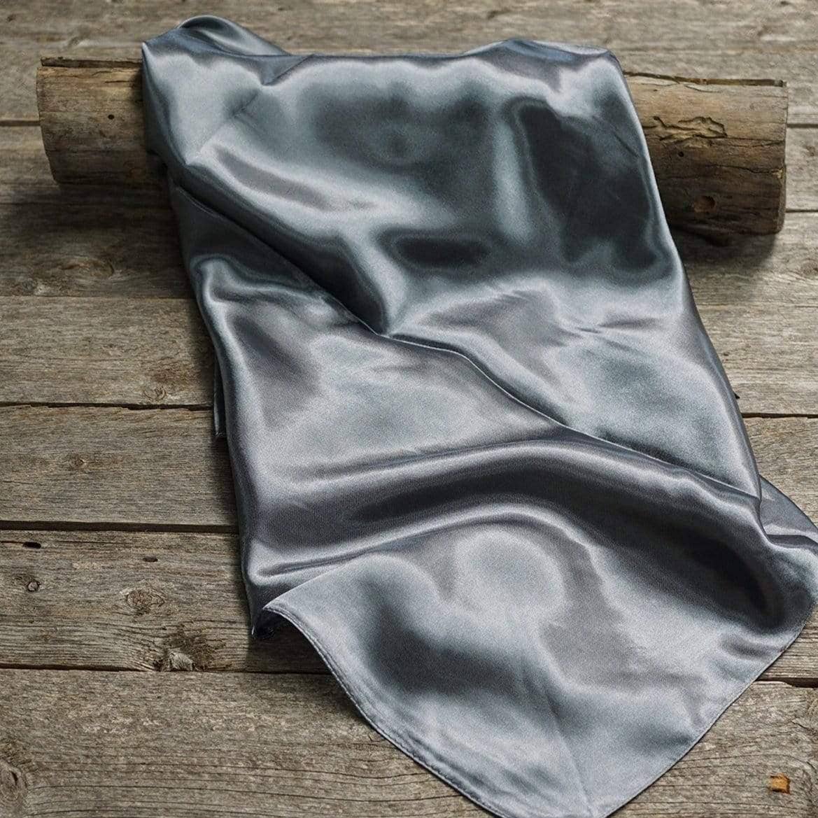 Solid Silver / Grey Wild Rag