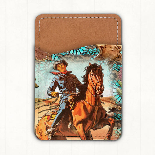 Western Cowboy Card Holder