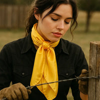 Solid Yellow Wild Rag