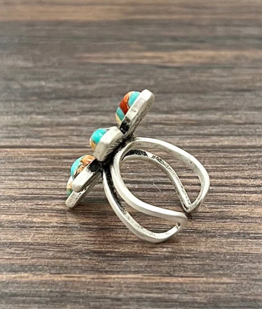 Gemstone Adjustable Ring