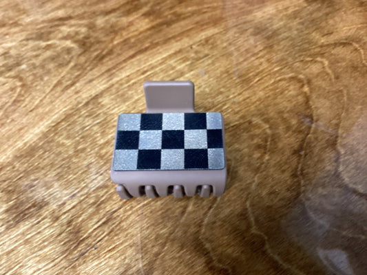 Black and Gold Checkered Clip
