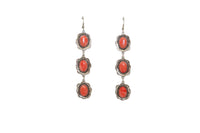 3 Tier Coral Earring on Fishhook