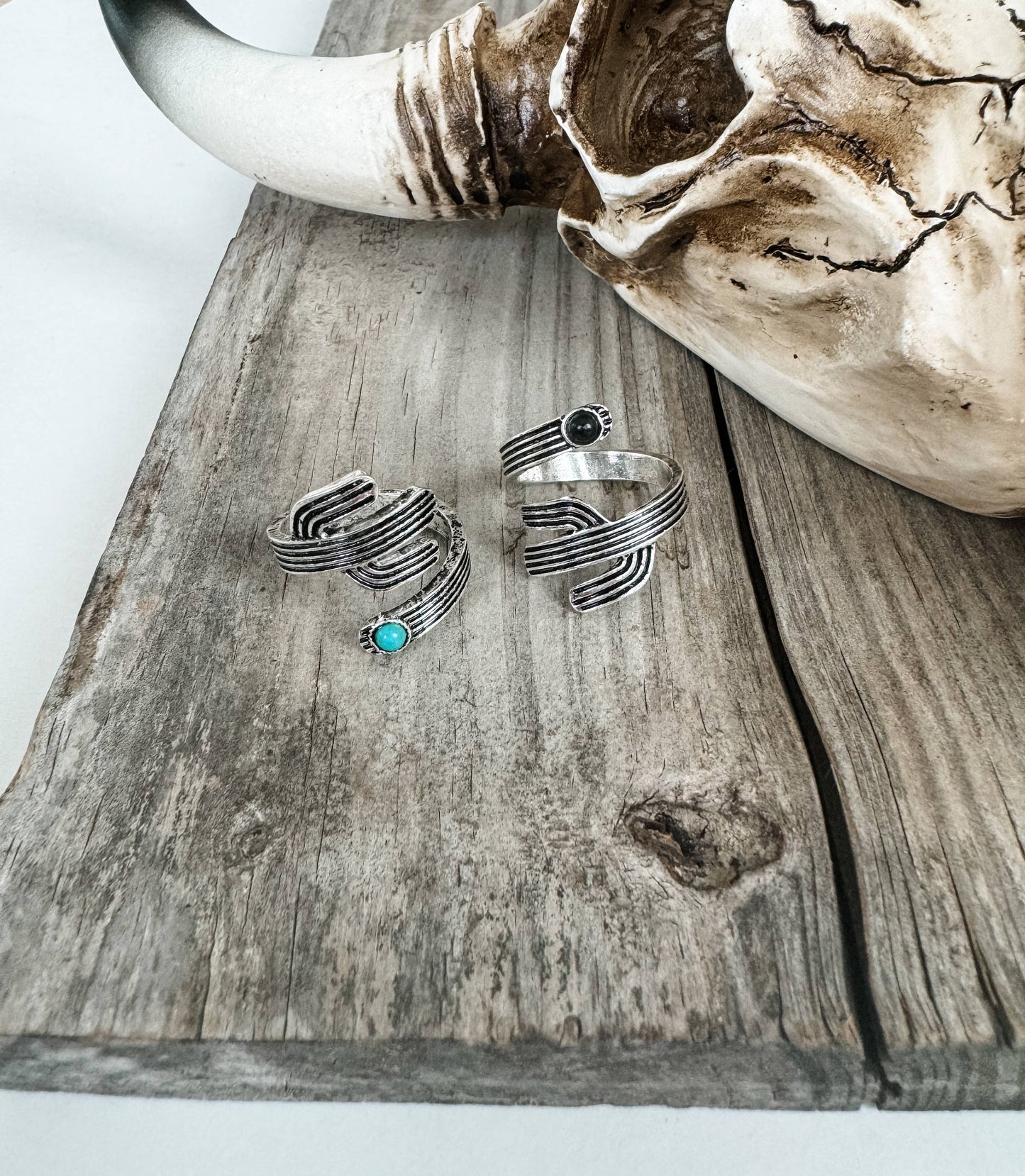 Cactus Shape Cuff Ring