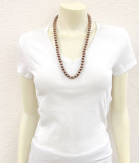 10mm Copper Bead Necklace