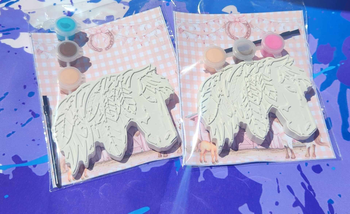 Horse Western Themed Paint Kits