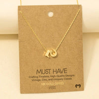 Cowboy Boots Horse Shoe Charm Necklace