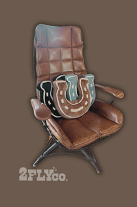 Lucky Horseshoe Pillow