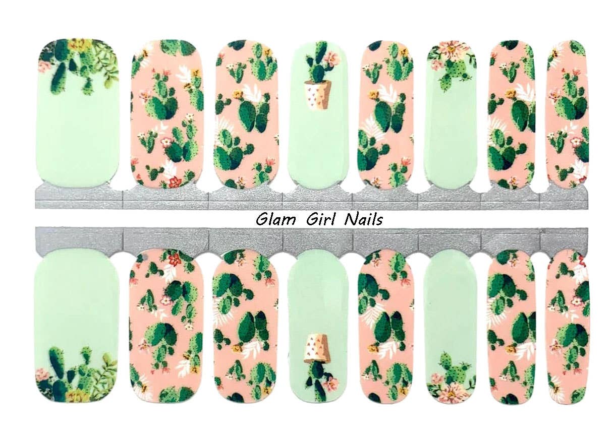 Hug Me Cactus Nail Wraps