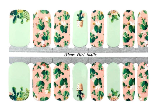 Hug Me Cactus Nail Wraps