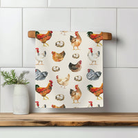 Chicken Kitchen Towel Waffle