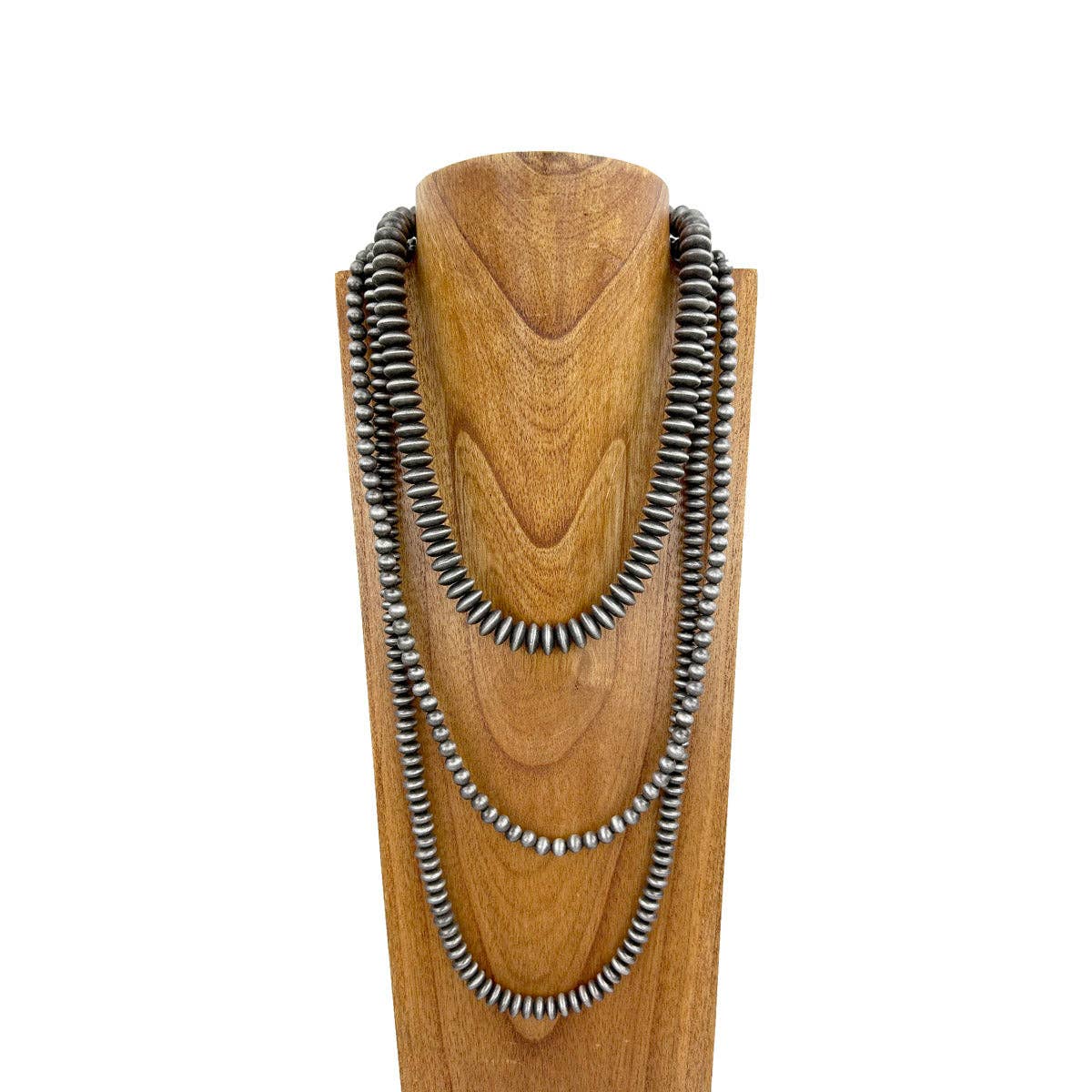 3 Layer Silver Necklace