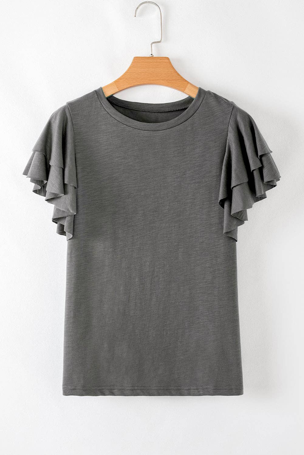 Ruffle Short Sleeve Top