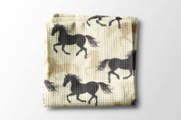 Horse Kitchen Towel Waffle