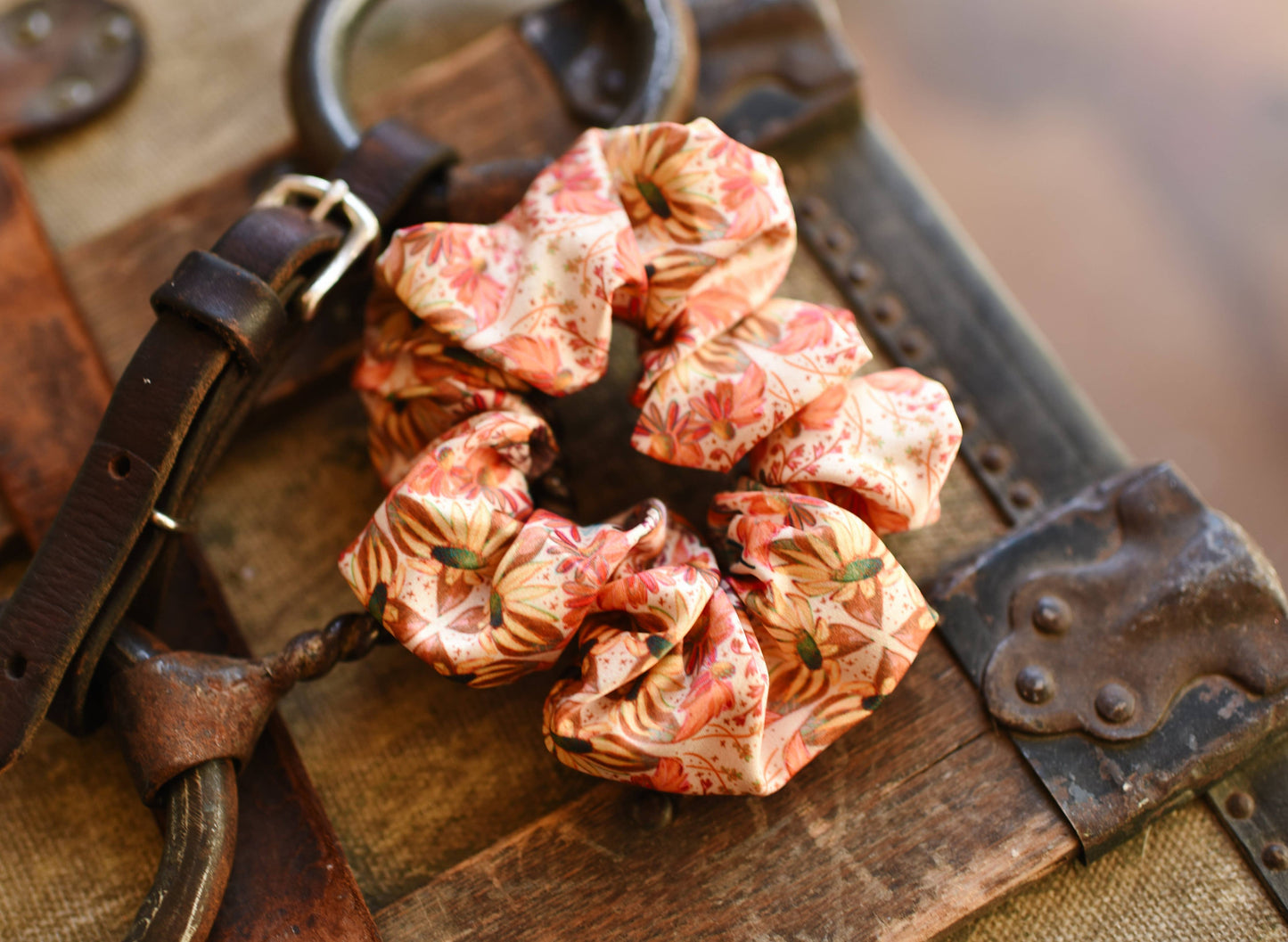 Lucky Wildflowers Scrunchie