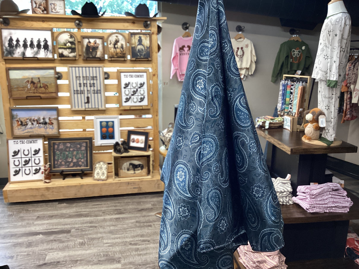 Paisley Blue Wild Rag
