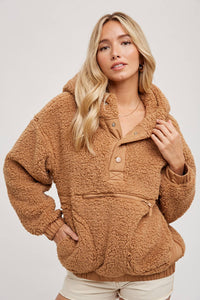 Sherpa Hoodie Pullover