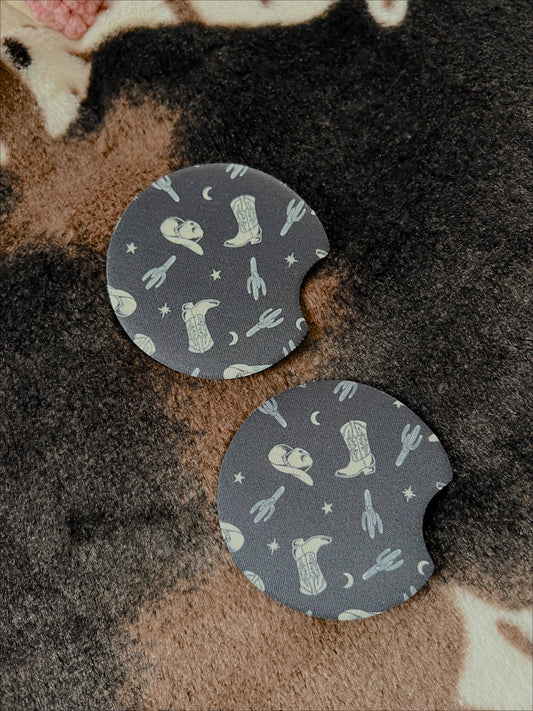 Midnight Cowboy Car Coasters