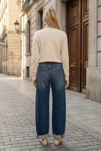 Tapered Relaxed Barrel Jeans