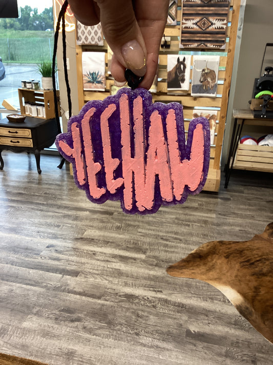 Yeehaw Freshie (Mahogany Coconut Scent)