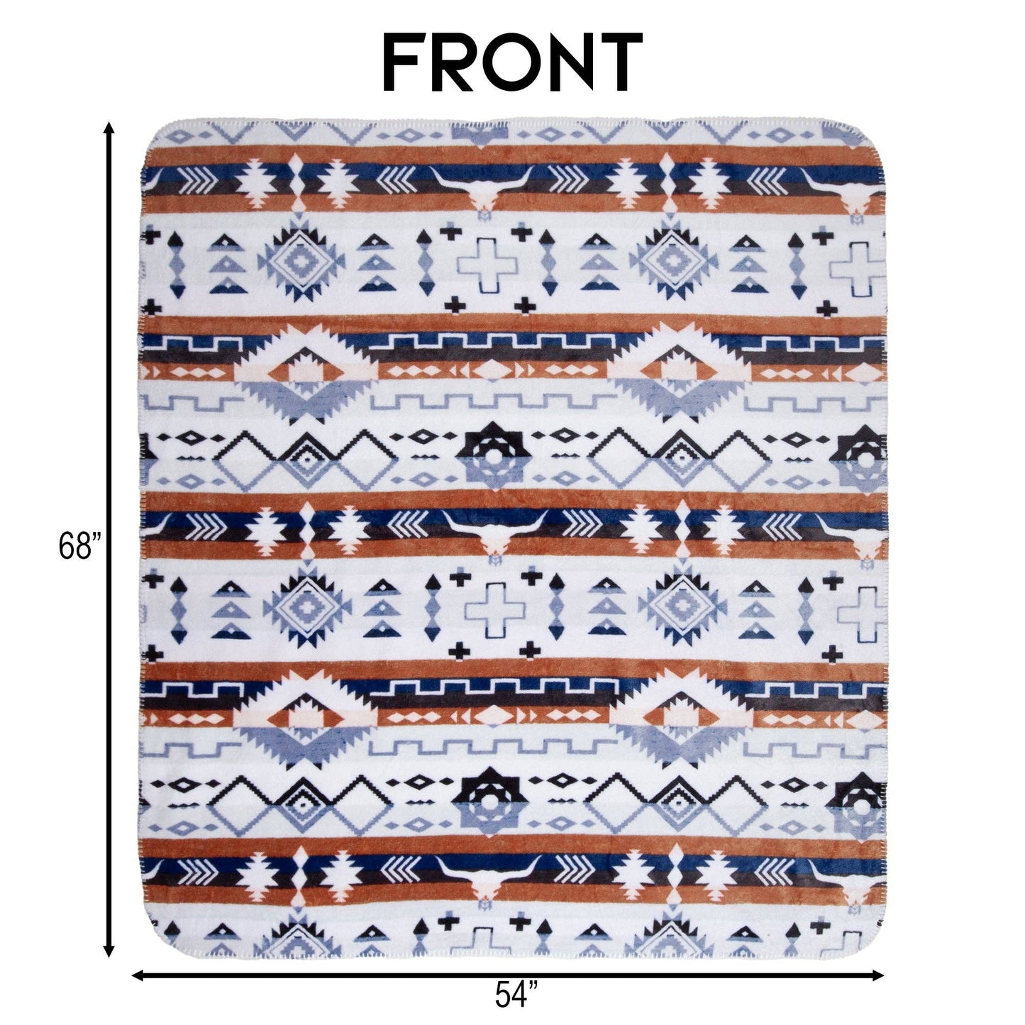 Wrangler® Limestone Butte Reversible Plush Throw