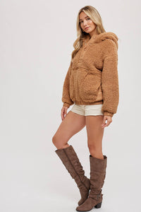 Sherpa Hoodie Pullover