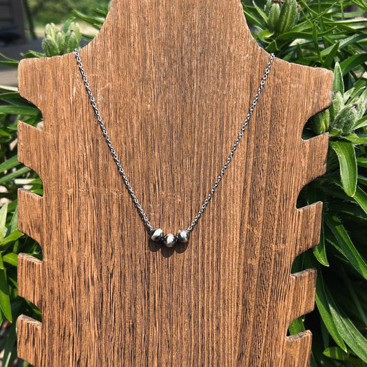 Triple Pearl Necklace
