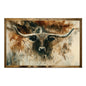 Rustic Longhorn Wall Decor