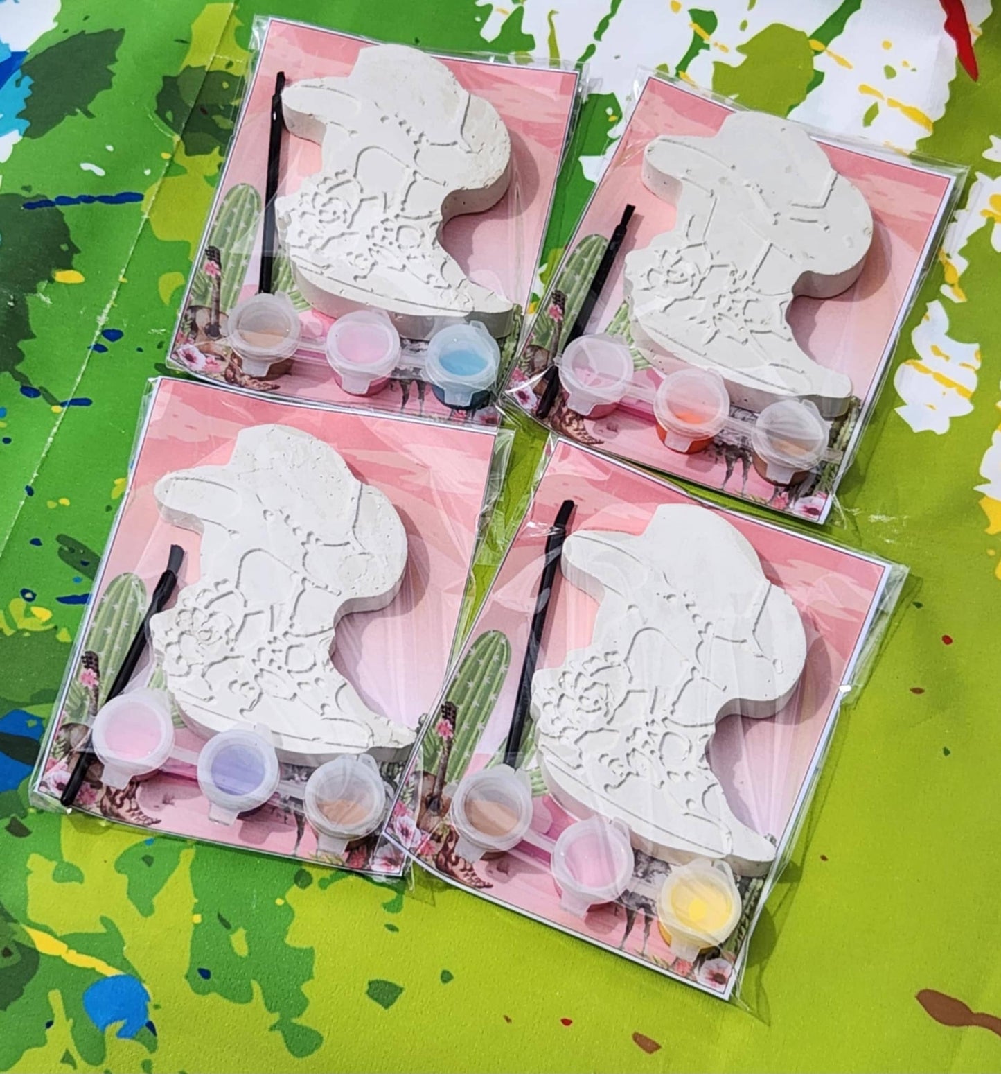 Cowgirl Plaster Paint Kit