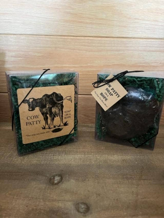 Cow Patty Soap On A Rope