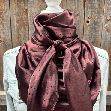 Brown Jacquard XL Wild Rag