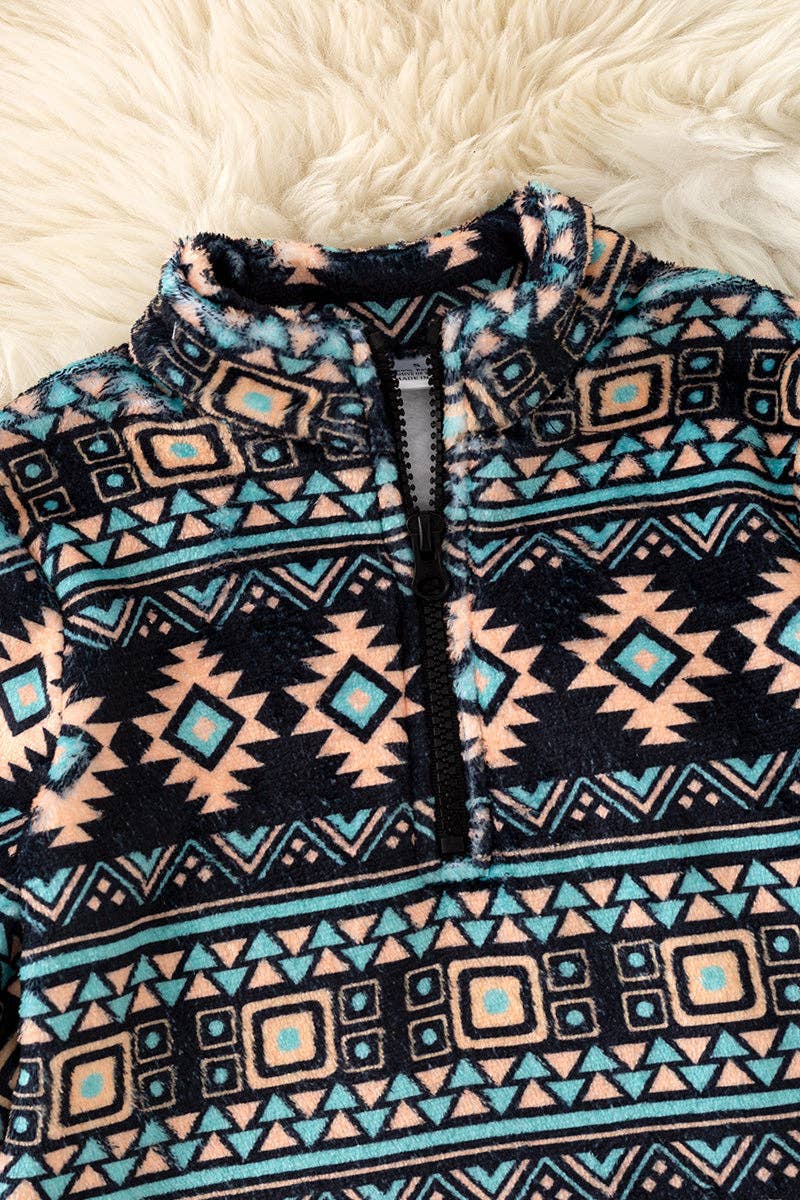 Black & Tan Aztec Sweater