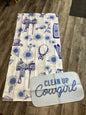 Western Chinoiseire Shower Curtain Set