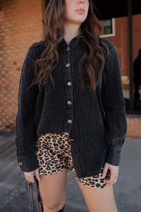 Acres Button Up Midnight