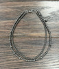 16" Bead 2 Strand Necklace