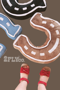 Lucky Horseshoe Pillow