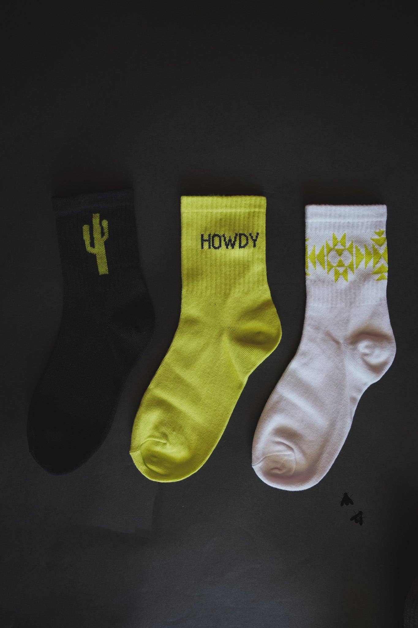 Sock Em Silly Cacti Neon