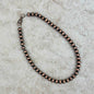 8mm Copper Bead Necklace
