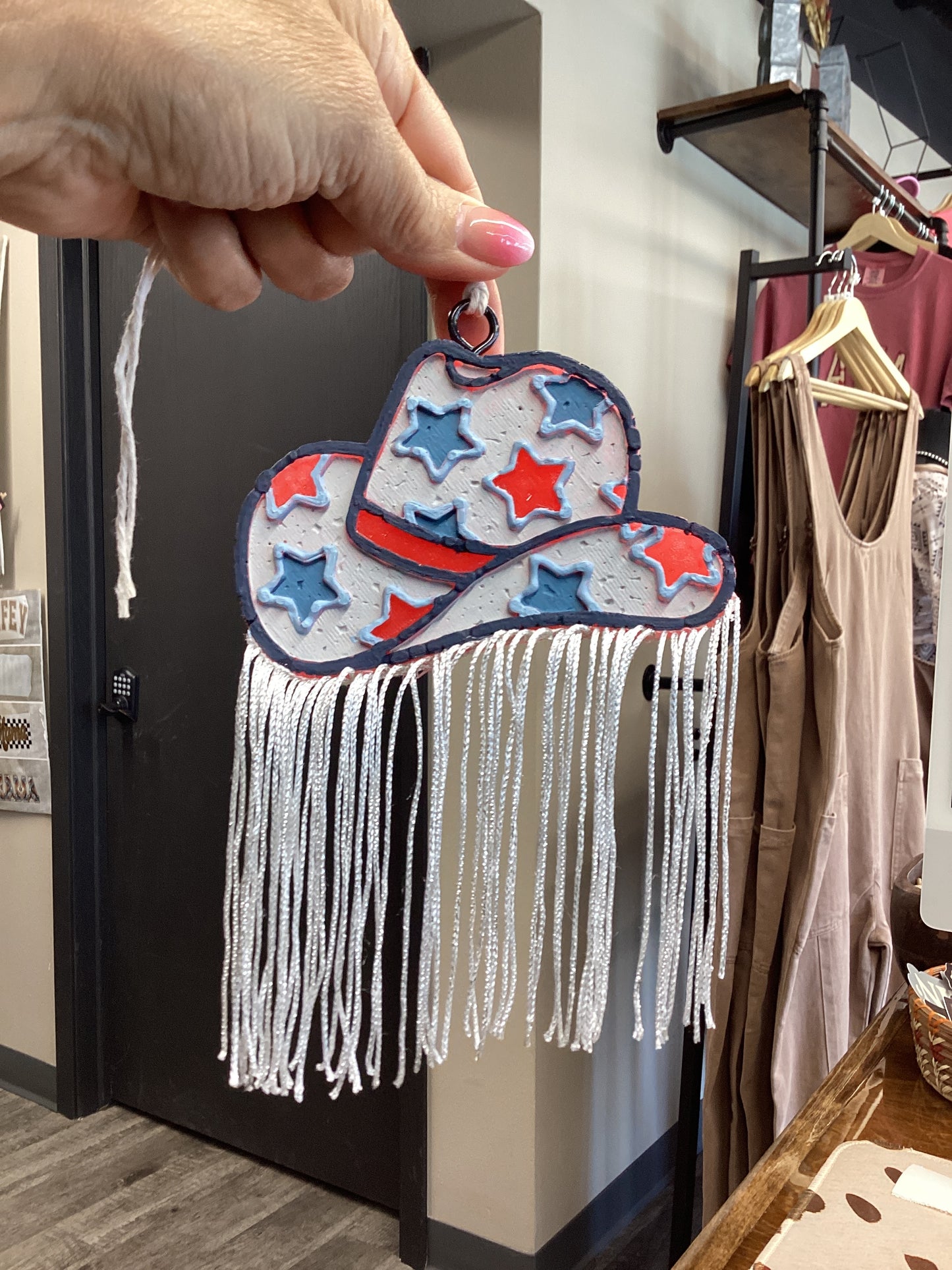 Stars Cowboy Hat Freshie (Mama Tried Scent)