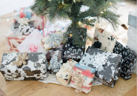Brown Cowhide Wrapping Paper