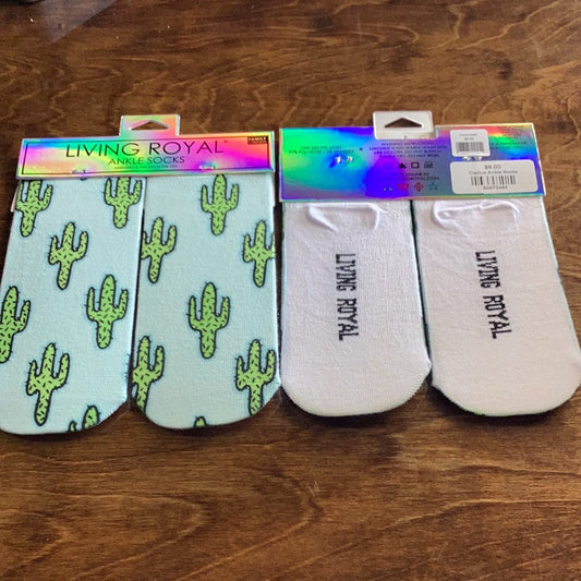 Cactus Ankle Socks