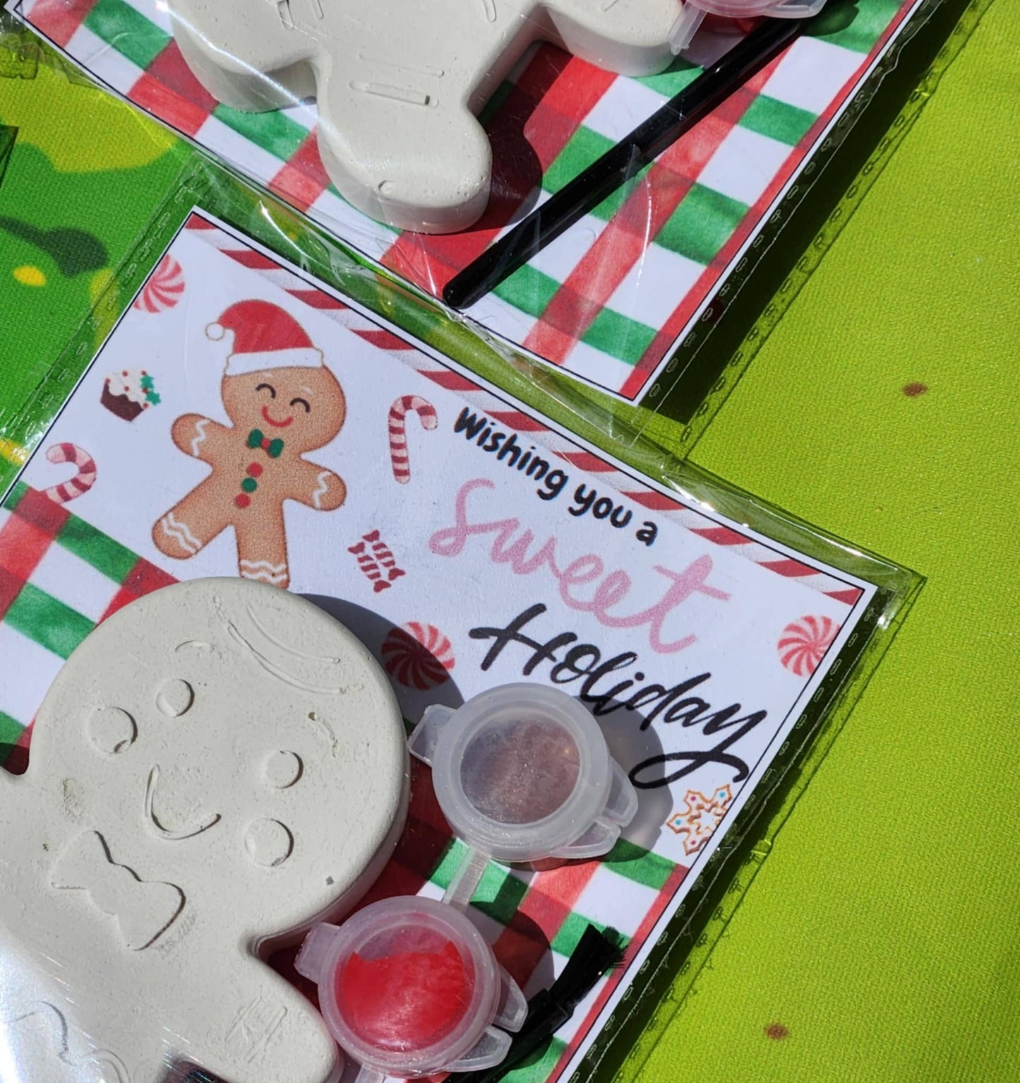 Gingerbread Plaster Party Paint your own Kits