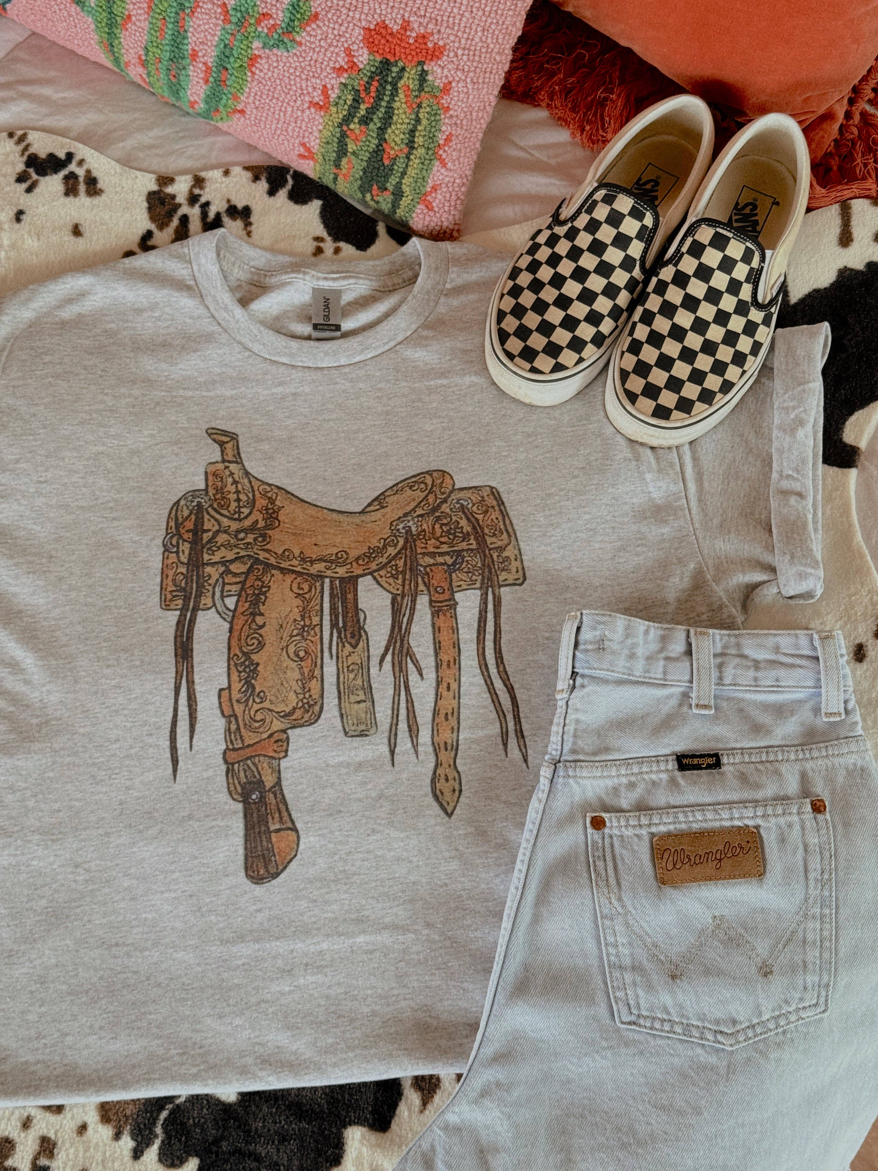 SADDLED UP Crewneck